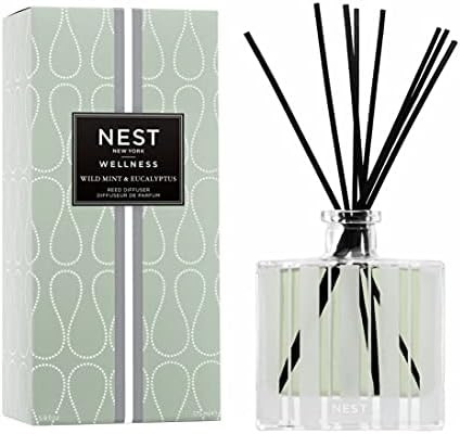 Amazon.com: NEST New York Wild Mint & Eucalyptus Reed Diffuser : Home & Kitchen | Amazon (US)