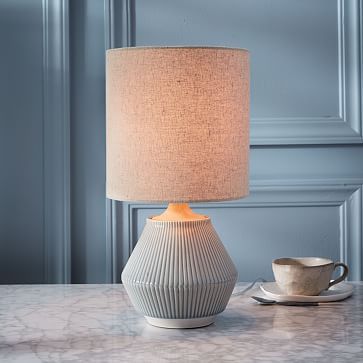 Roar + Rabbit™ Ripple Ceramic Table Lamp | West Elm (US)