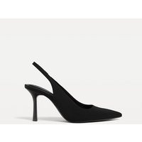 Stradivarius Basic slingback shoes BLACK 5 | Stradivarius (UK)