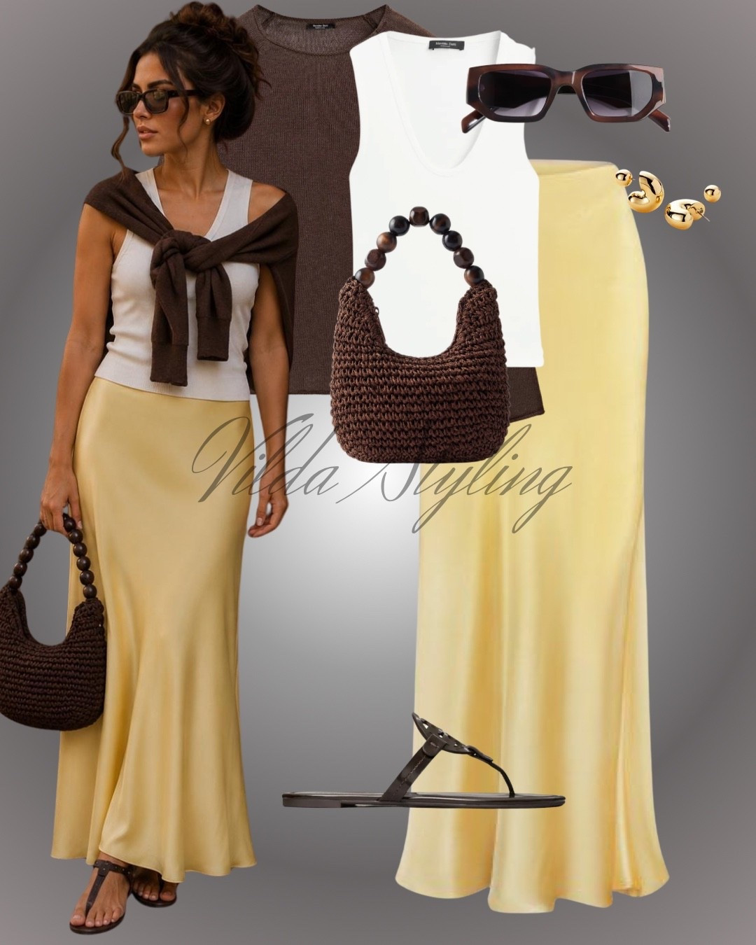 The ultimate summer uniform: butter yellow and deep chocolate brown. 🤎💛 Such a fresh, sophisticated color palette for the warmer days ahead. Shop these pieces via the link in my bio!
#LTKstyletip #summerstyle #neutralaesthetic #ootd #butteryellow

#LTKsummer #LTKspring #LTKeurope