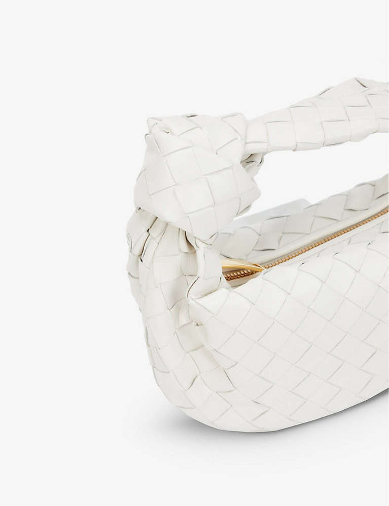 Mini Jodie intrecciato leather top-handle bag | Selfridges