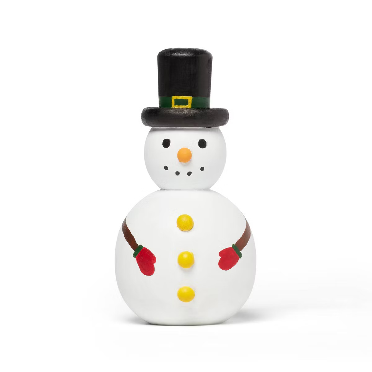 Christmas Craft Snowman Turned Wood Base - Mondo Llama™ | Target