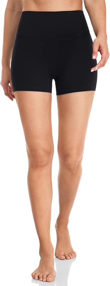HeyNuts Essential Biker Shorts for Women, High Waisted Workout Compression Yoga Shorts 4''/ 6''/ ... | Amazon (US)
