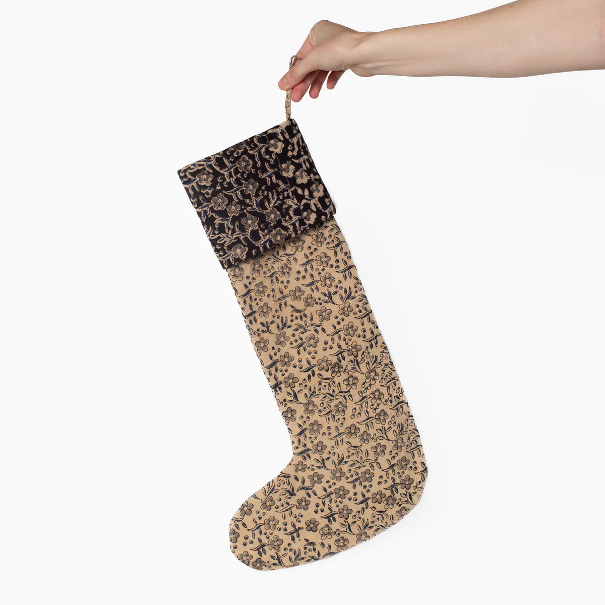 Eden Printed Christmas Stocking | Stoffer Home