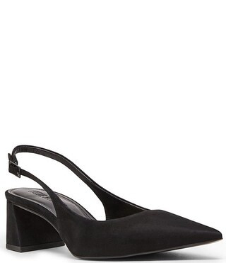 Steve Madden Robyn Nubuck Slingback Dress Pumps | Dillard's | Dillard's