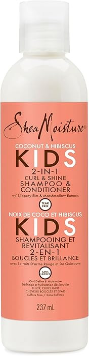 SheaMoisture 2-in-1 Shampoo and Conditioner for Kids Dry Curls and Hair Coconut and Hibiscus Coco... | Amazon (US)