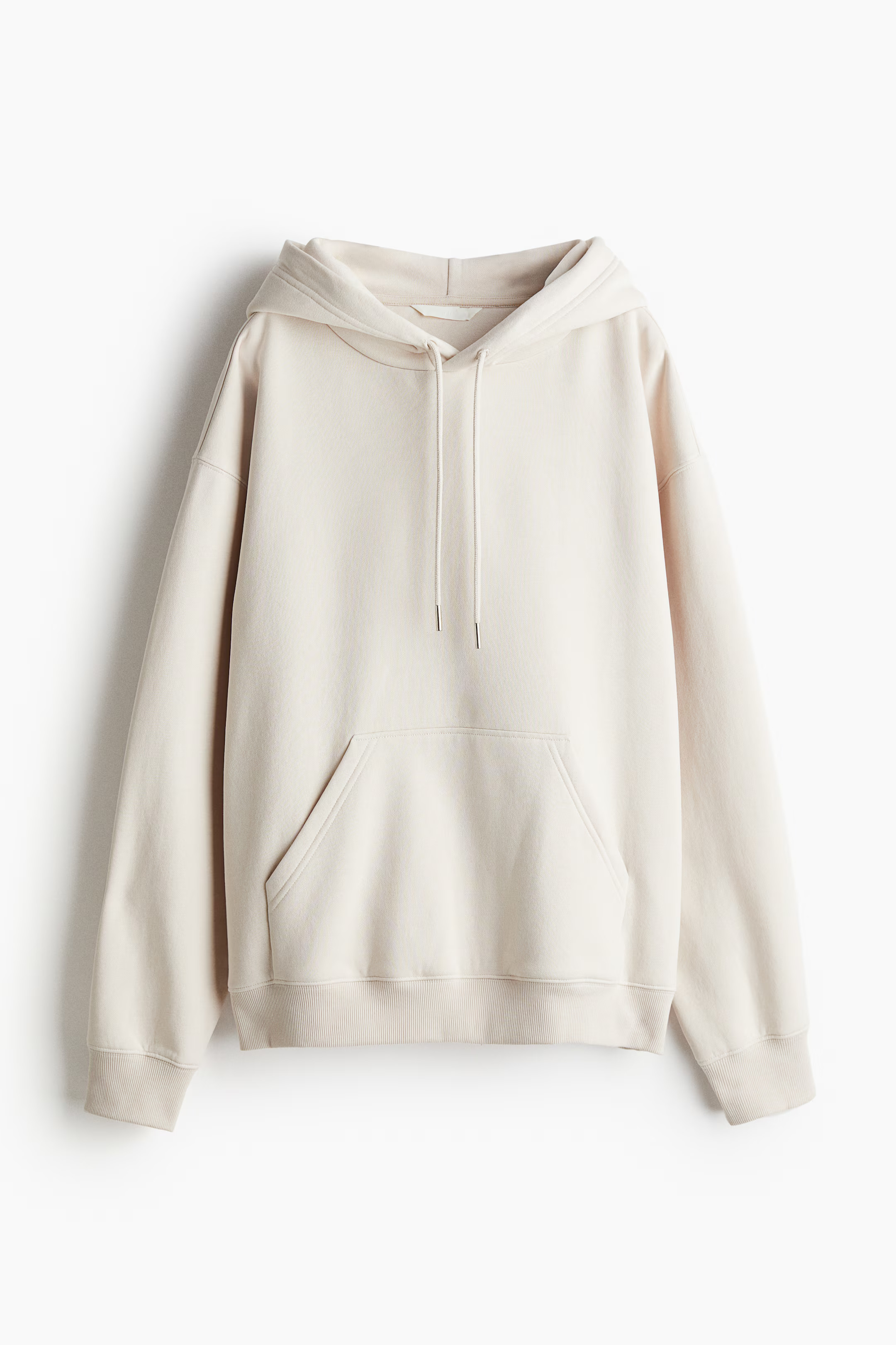 Hoodie - Long sleeve - Regular length - Light beige - Ladies | H&M US | H&M (US + CA)