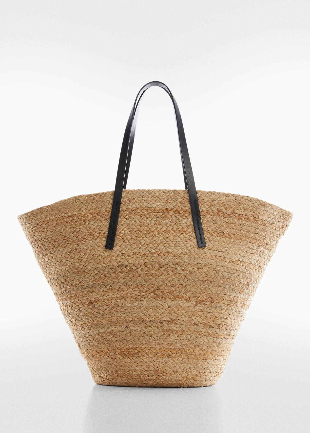 Jute basket bag -  Women | Mango USA | MANGO (US)