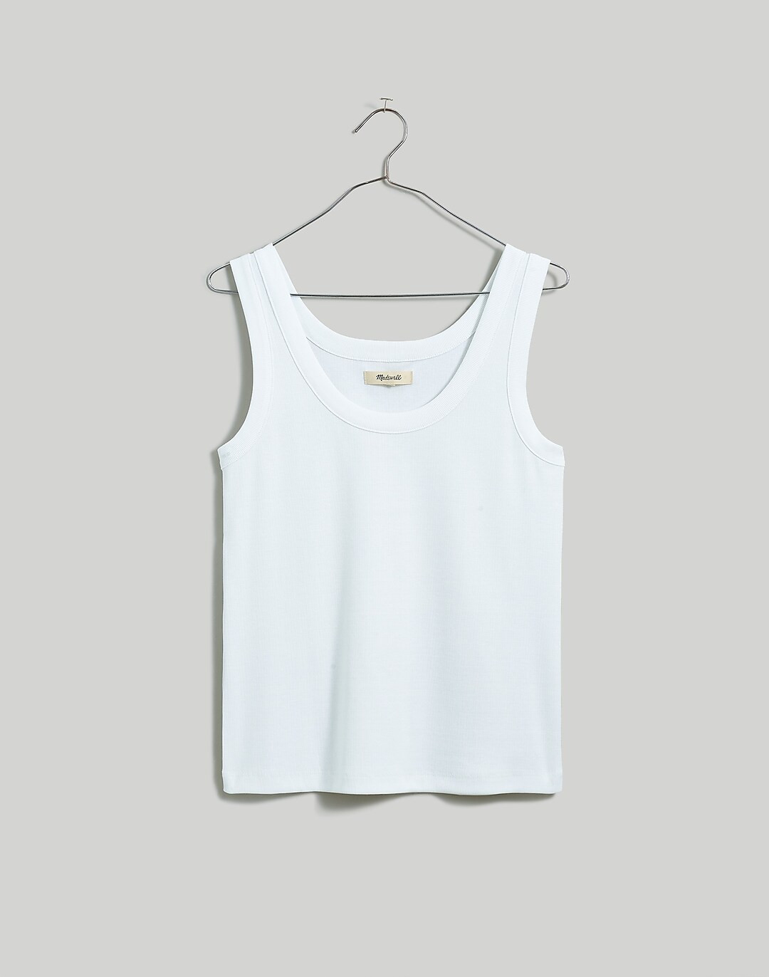 Brightside Rib Scoopneck Tank | Madewell