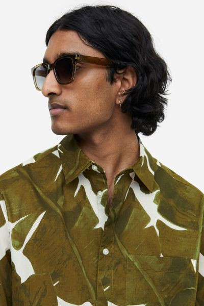 Regular Fit Cotton Shirt | H&M (US + CA)