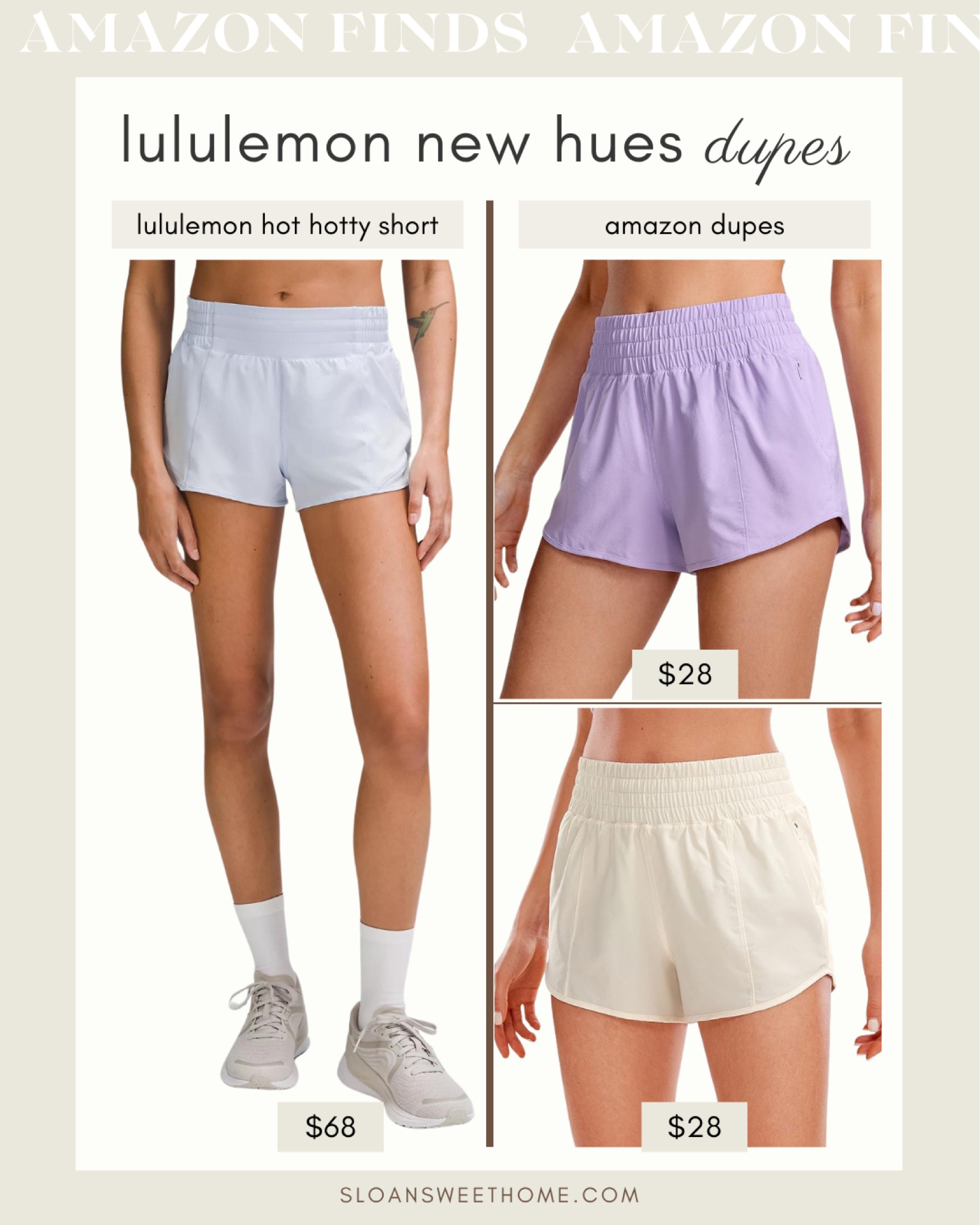 lululemon dupe
lululemon hot hotty short dupe
lululemon shorts
amazon shorts
lululemon yoga
lululemon new hues
yoga clothing 
activewear
#lululemondupe
#amazonclothing
#yogaclothing
#activewear

#LTKfitness #LTKfindsunder50