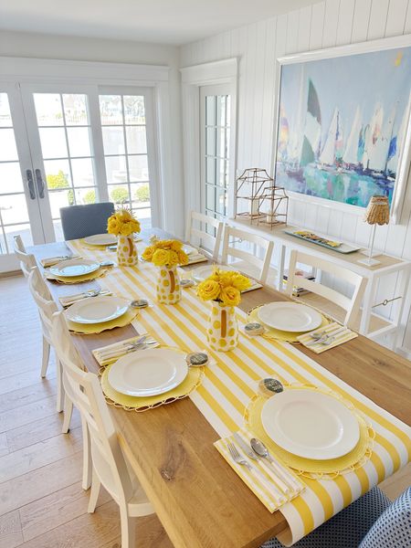 Solar eclipse tablescape!🌙☀️💛🌼