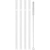 ZWILLING Sorrento 5-pc Straight Glass Straw Set - Clear | Amazon (US)