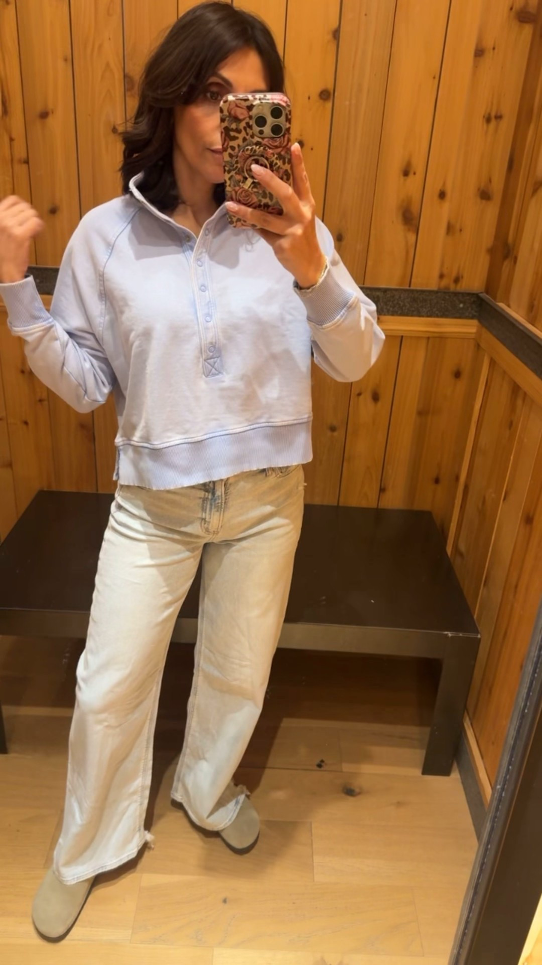 This was my favorite top from the try on! So cute - I am in a small but took home a medium. Runs small

#LTKmomlife #LTKOver40 #LTKgrwm