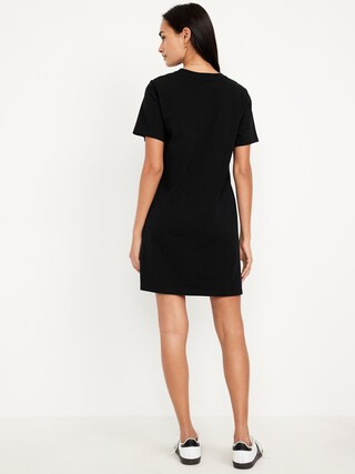Vintage Crew-Neck Mini T-Shirt Dress | Old Navy (US)
