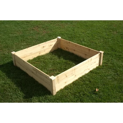 Konkol 4 ft x 4 ft Wood Raised Garden Bed | Wayfair North America