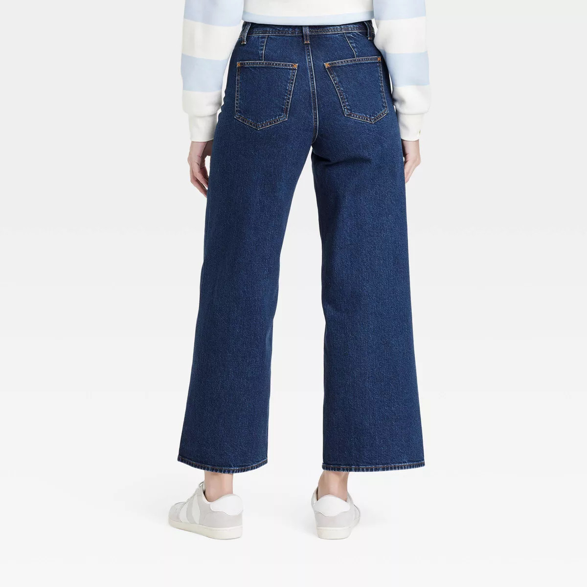 Women's High-Rise Sailor Wide Leg Ankle Jeans - Universal Thread™ | Target