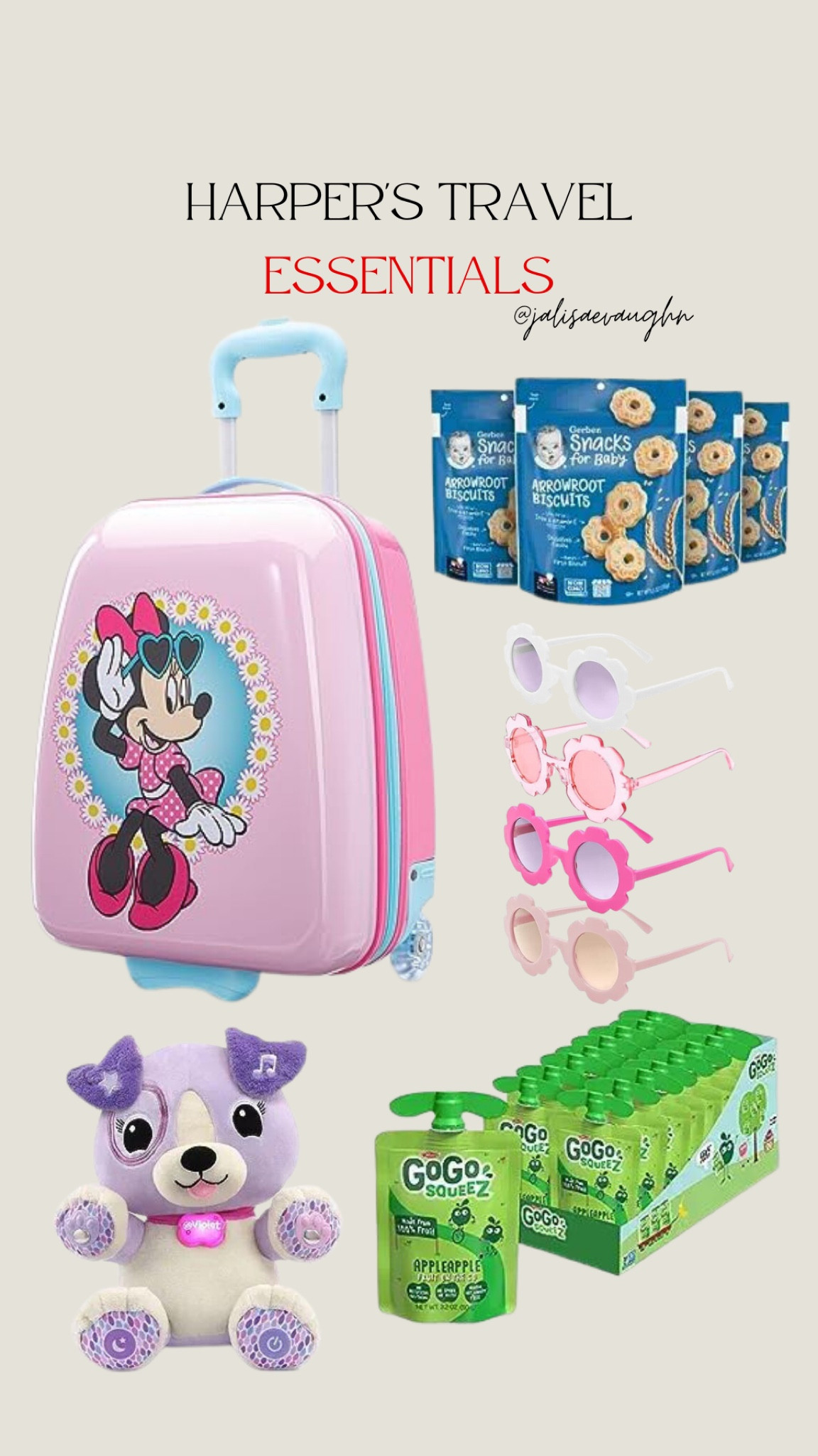 We recently traveled and Harp wanted to pack her own suitcase. These were her travel essentials! Everything a 2 year old could need to keep the content! I love it! 

#LTKkids #LTKFind #LTKtravel