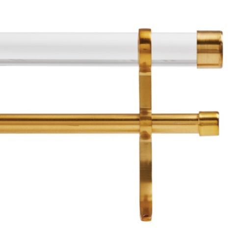 Acrylic Double Rod Hardware Set | Ballard Designs, Inc.