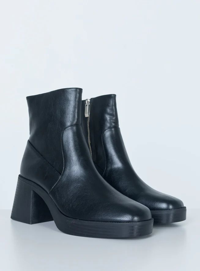 Halo Boots Black | Princess Polly US