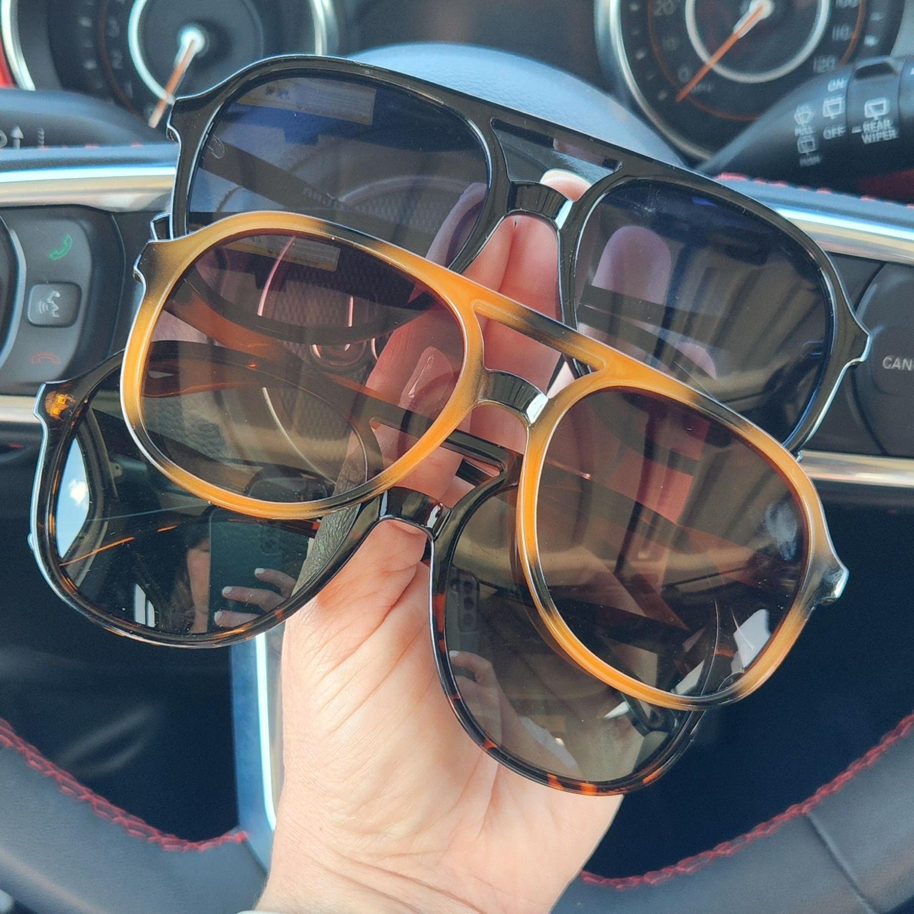 Amazon Sunglasses set 3 for under $20. Polarized. I would buy these over and over again! 

#LTKmomlife #LTKBeauty #LTKTravel