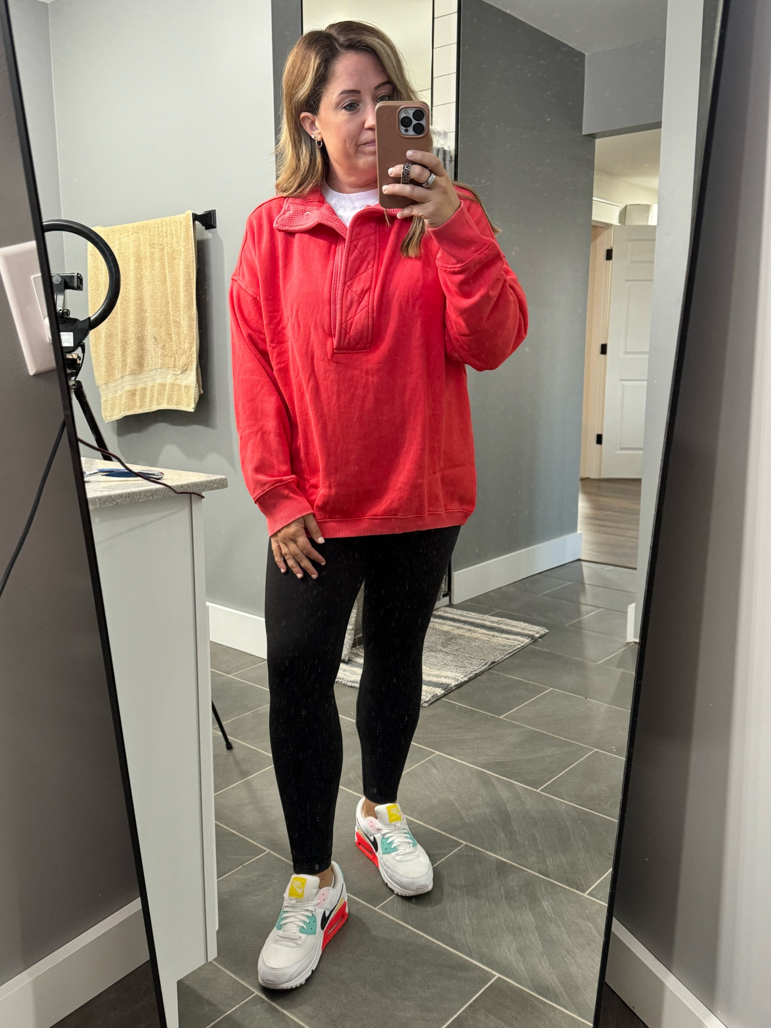 A busy day calls for a comfy sweatshirt! Use code FARMFITMOMMA for the leggings. And Code BOO for most Aerie items = up to 31% off  

#LTKMidsize #LTKFitness #LTKActive