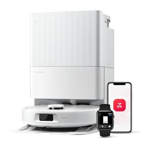 roborock Qrevo Series Robot Vacuum and Mop, 8000Pa Suction, Upgraded from Qrevo S, Anti-Tangle Brush, Smart Obstacle Avoidance, Auto Mop Washing, All-in-One Dock, 200RPM Spinning Mops, White(QV 35A) | Amazon (US)