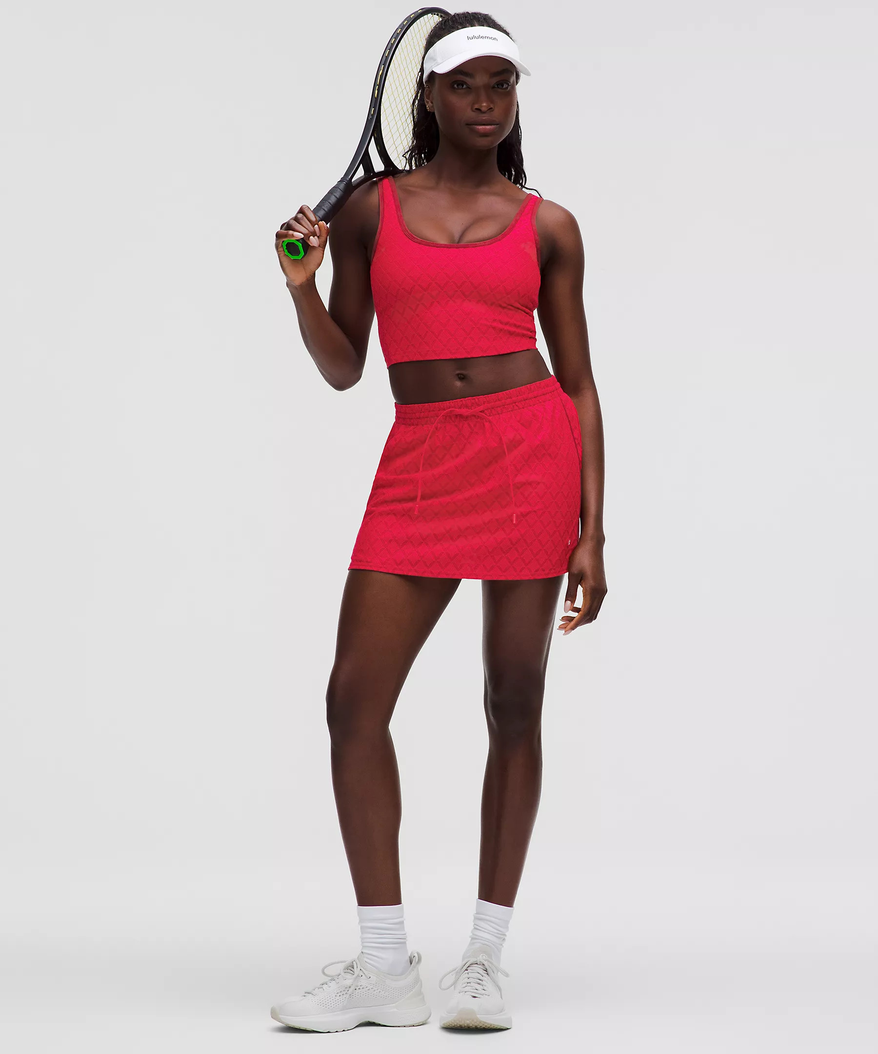 Textured Mesh High-Rise Tennis Skirt | Lululemon (US)