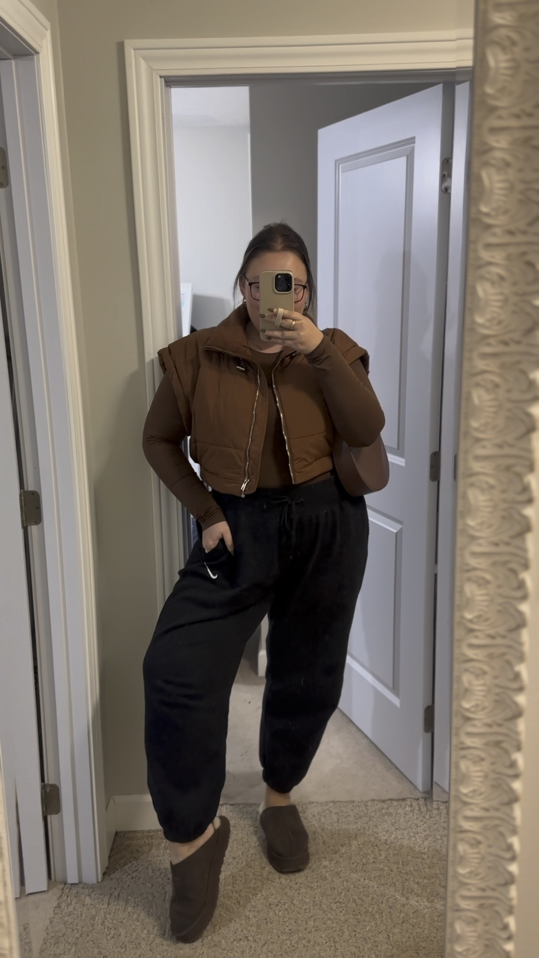 casual street style winter outfit inspo! XL pants and xxl bodysuit and vest!

#LTKfindsunder50 #LTKstyletip #LTKsalealert