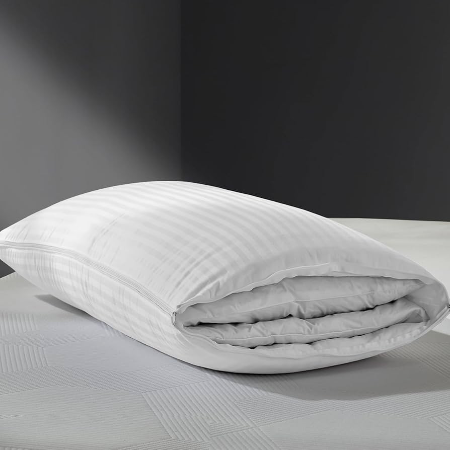 APSMILE 2-in-1 Assembleable Goose Feathers Down Pillow for Sleeping, Standard/Queen Size Soft-Med... | Amazon (US)