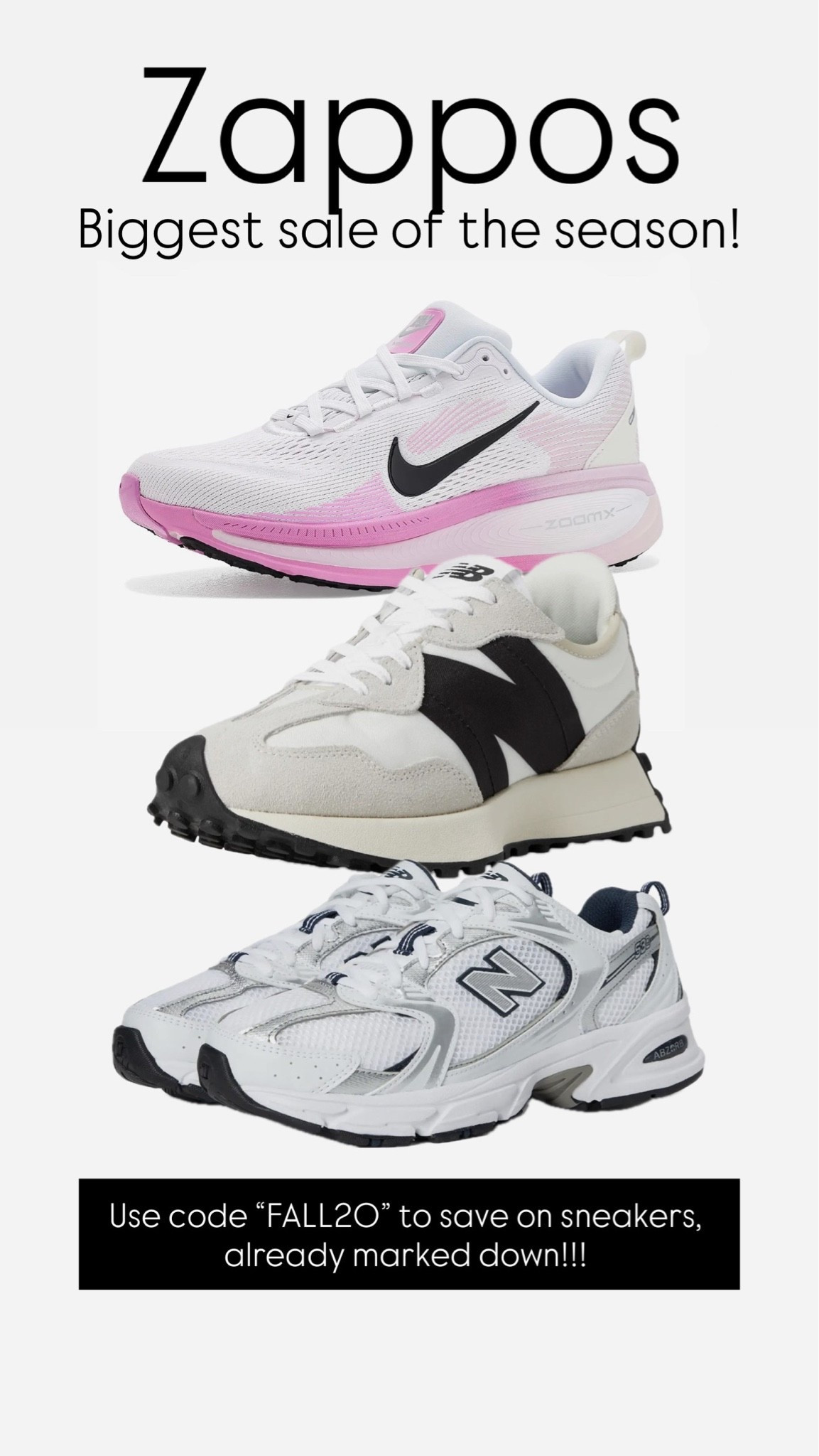 Zappos sneaker sale!! Tons of sneakers on sale plus an additional discount with code “FALL20”

#LTKSaleAlert #LTKfitnessgoals #LTKootd