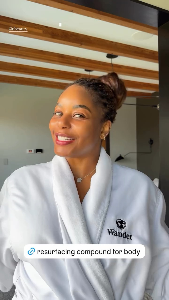 A new product to my skincare routine is the u beauty resurfacing body serum with glycolic acid. Really interested to see how this product works. It’s going to be perfect for the spring and summer to moisturize and smooth arms and legs! … For more links to spring outfits 2026, country concert outfits, spring dresses, date night outfits, vacation outfits beach, business casual workwear, work outfts, travel outfits, follow me on LTK! ✨


#LTKBeauty #LTKgrwm #LTKselfcare