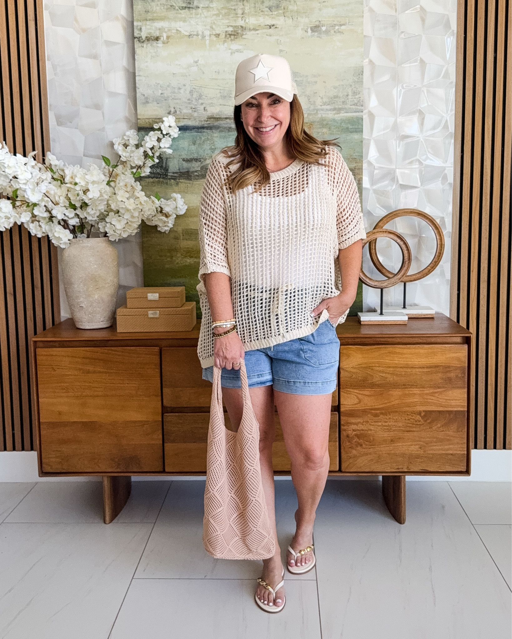 Casual, beachy and comfy let's just say that summer is 100% my jam! 
📏Wearing tts L in both top and tank and XL in shorts

#LTKSeasonal #LTKMidsize #LTKTravel