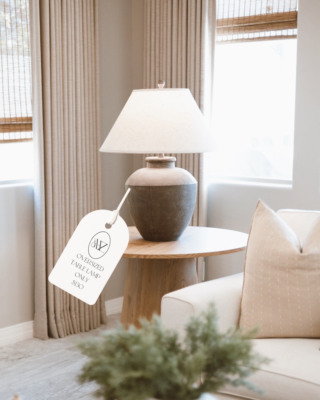 Living Room Decor - Table Lamp - Round side table 

#LTKSpringSale #LTKSaleAlert #LTKHome