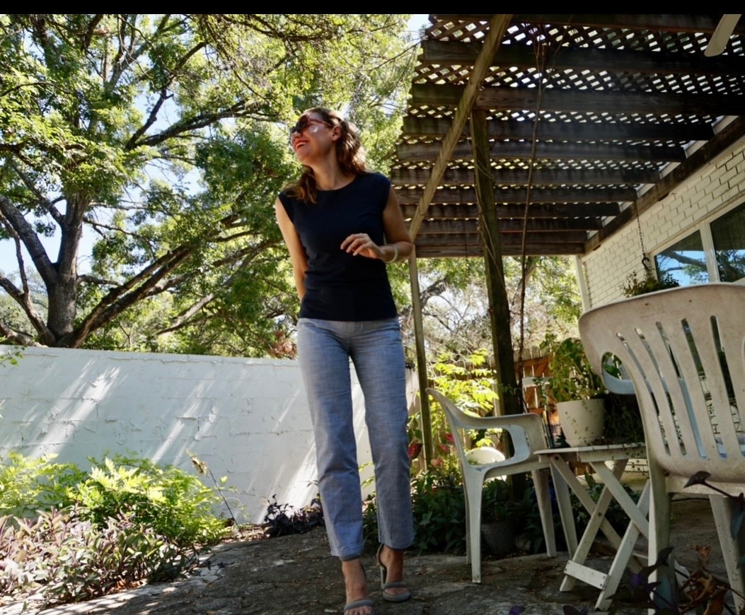 These cropped chambray pants feel like summer- but are just as perfect for fall (swap the tee for a cozy sweater!) #investmentpiec

#LTKOver40 #LTKStyleTip #LTKSeasonal