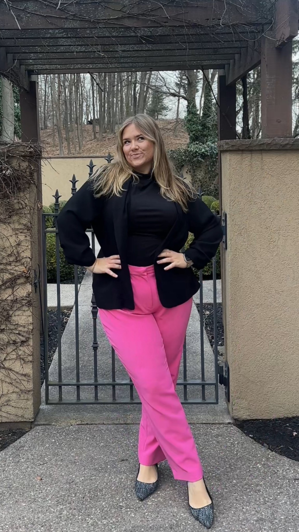 The pants are from my favorite amazon store the Drop it’s also where I get a lot of my blazers💗🎀

#LTKBeauty #LTKWorkwear #LTKFindsUnder100