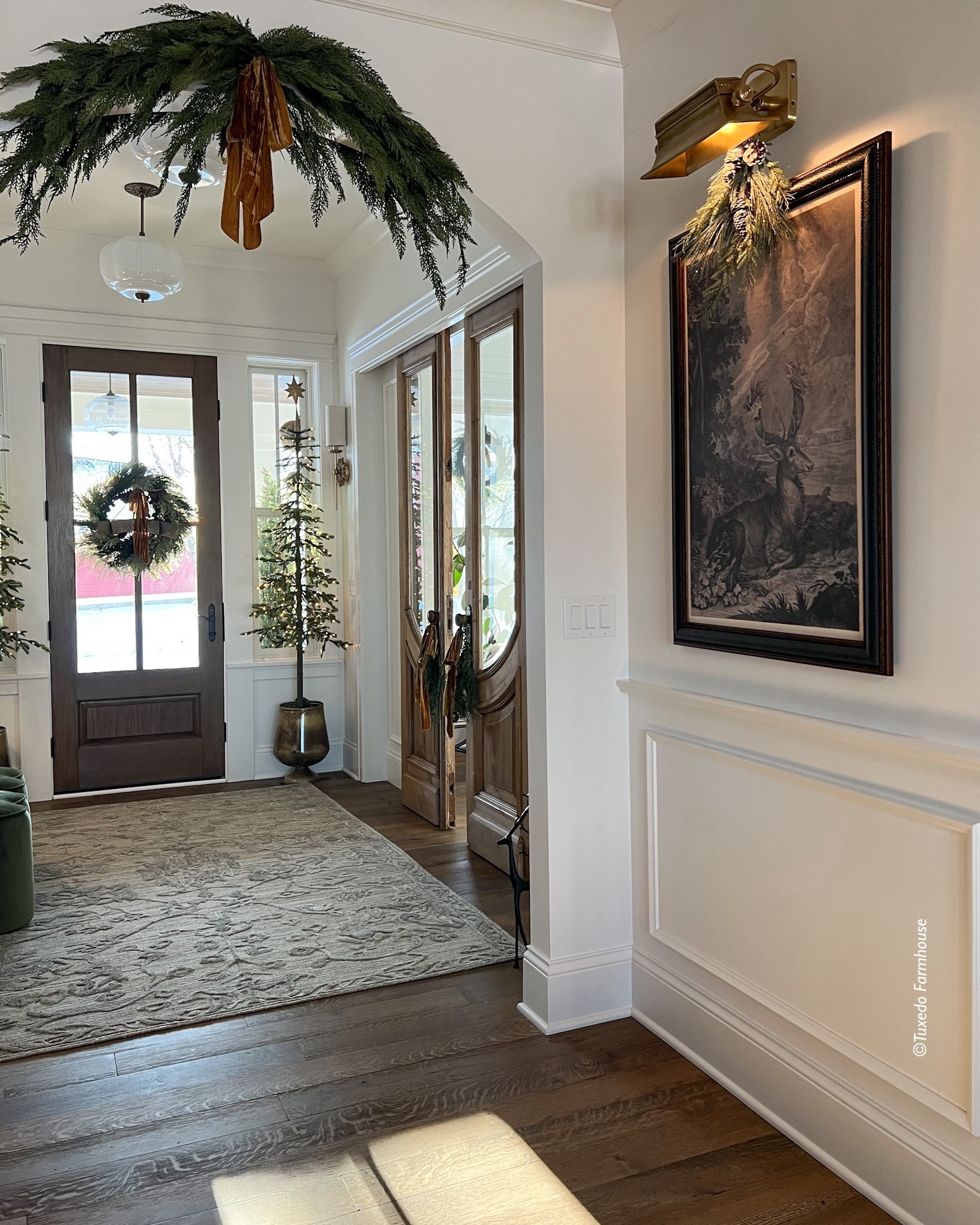 Add a swag over arches, doorways, art or mirrors for a festive holiday touch. 

#LTKHoliday #LTKSeasonal #LTKHome