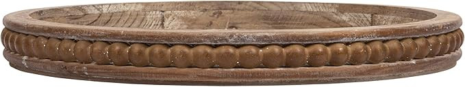 Creative Co-Op Decorative Wood Tray, Single, Natural | Amazon (US)