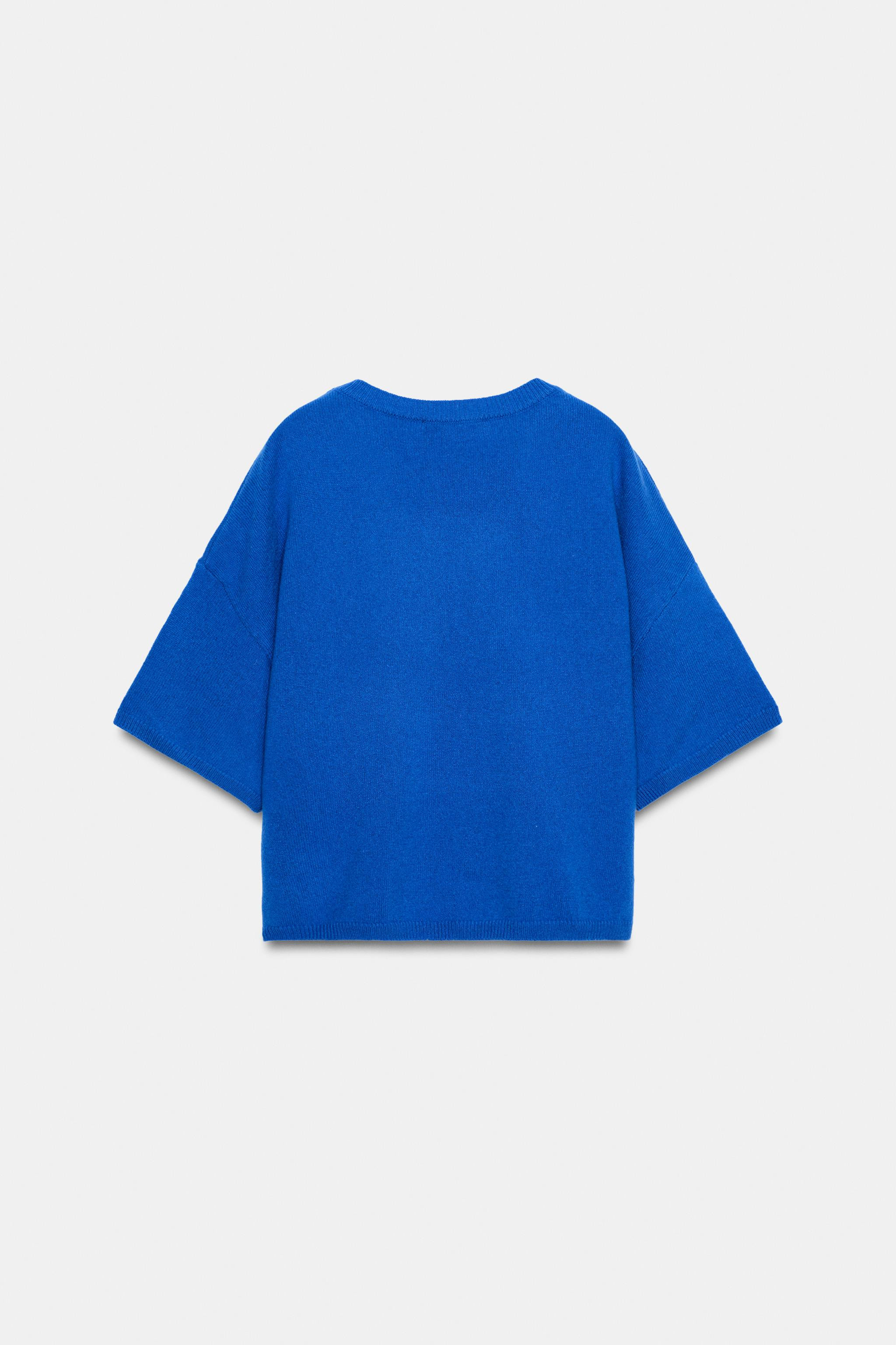 100% WOOL WIDE SLEEVE JUMPER | Zara UK
