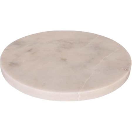 8-Inch Round Marble Cheese Board with Non-Slip Feet | Amazon (US)