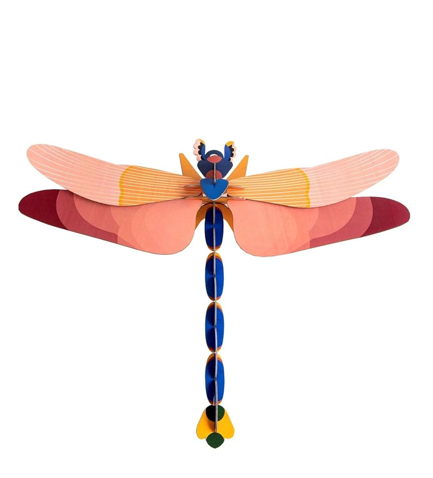STUDIO ROOF, Wall Art Butterfly, Pink Dragonfly, Eco-Friendly & Creative Gift | Amazon (US)