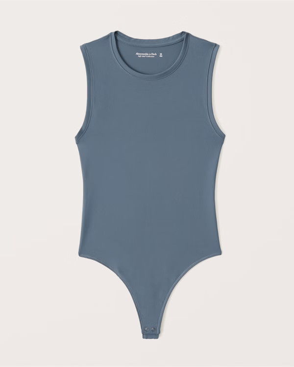 Seamless Crewneck Tank Bodysuit | Abercrombie & Fitch (US)