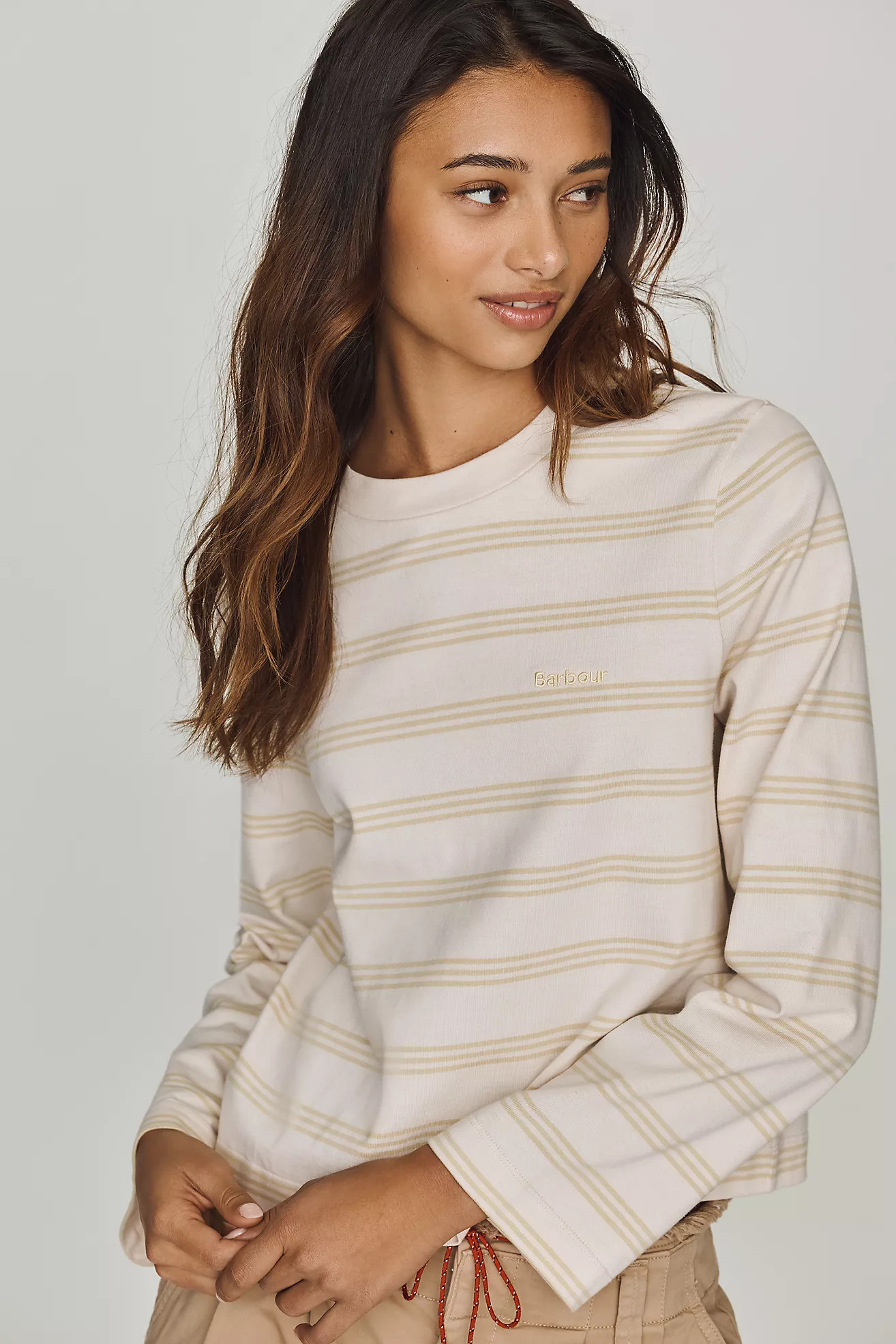 Barbour Dartmoor Cotton Long-Sleeve Top | Anthropologie (US)