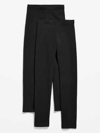 Full-Length Built-In Tough Leggings 2-Pack for Girls | Old Navy (US)