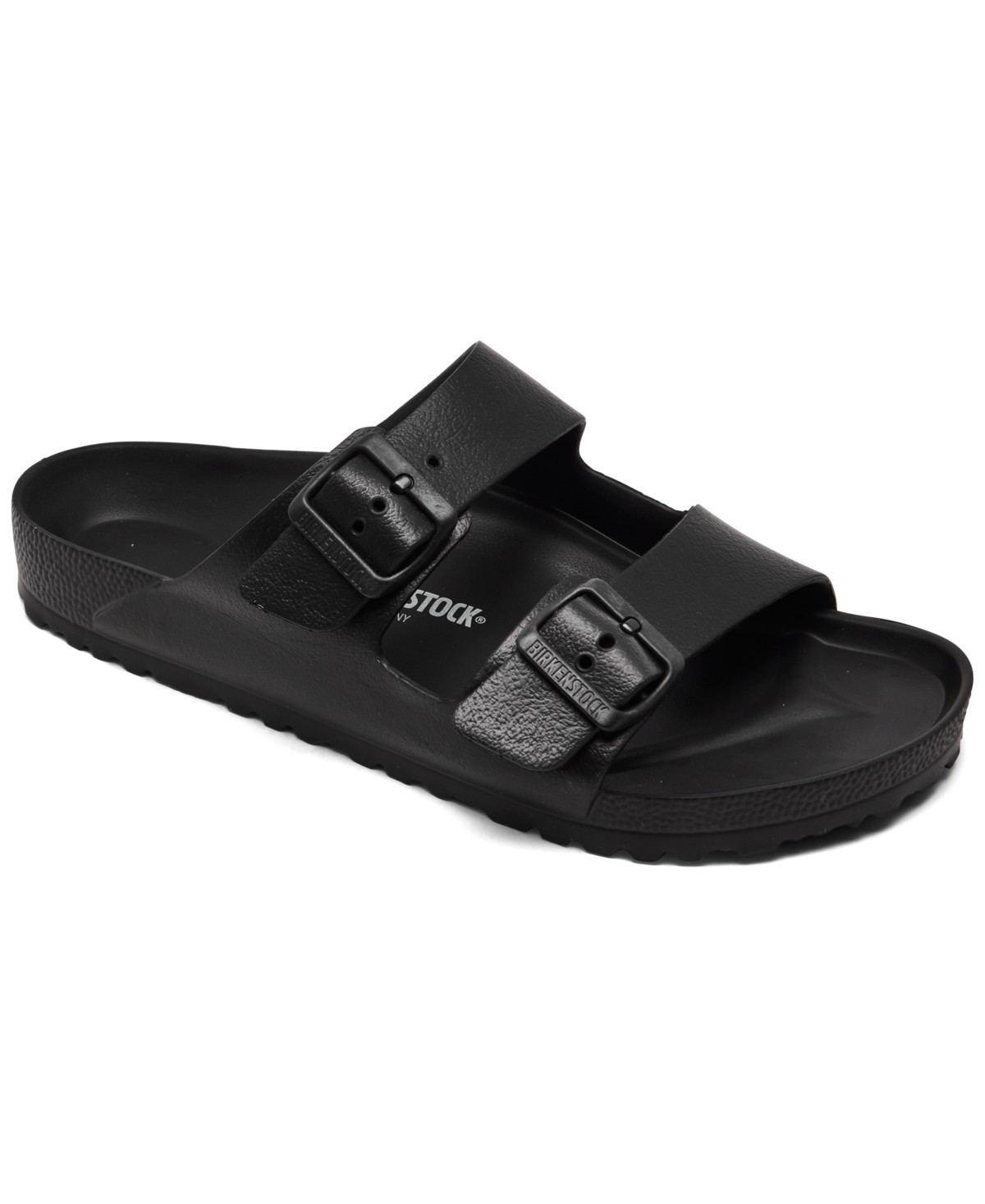 Birkenstock Men's Arizona Essentials Eva Two-Strap Sandals from Finish Line - Black | Macy's