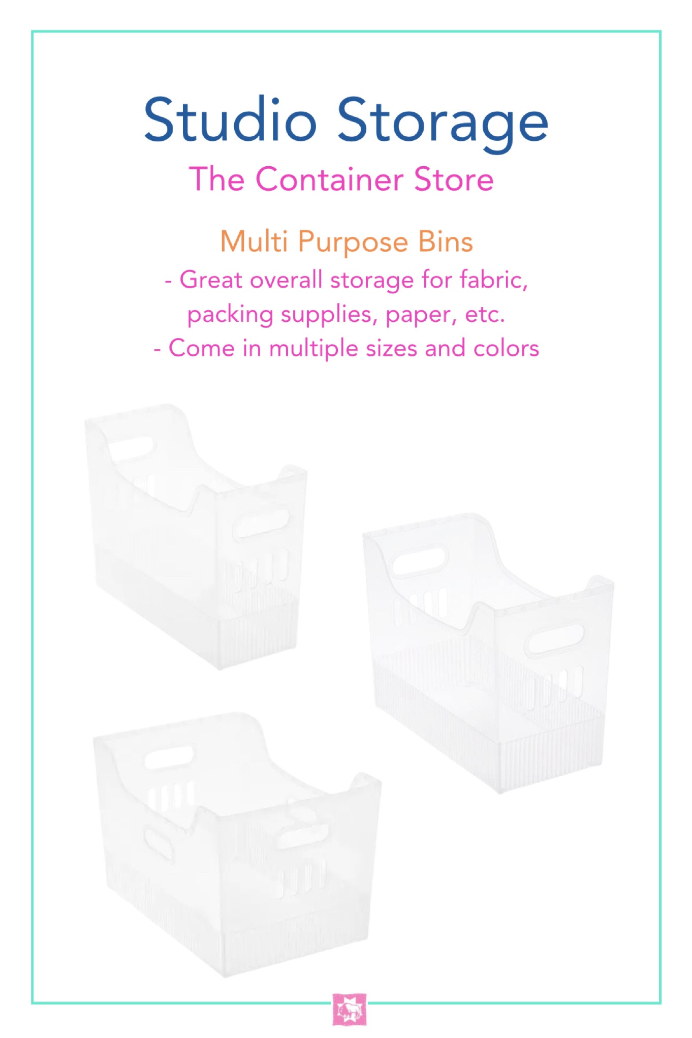 Multi purpose bins! The names says it all! These hold my shipping boxes and supplies in the studio and cleaning supplies in the cellar!

#LTKhome #LTKfindsunder50