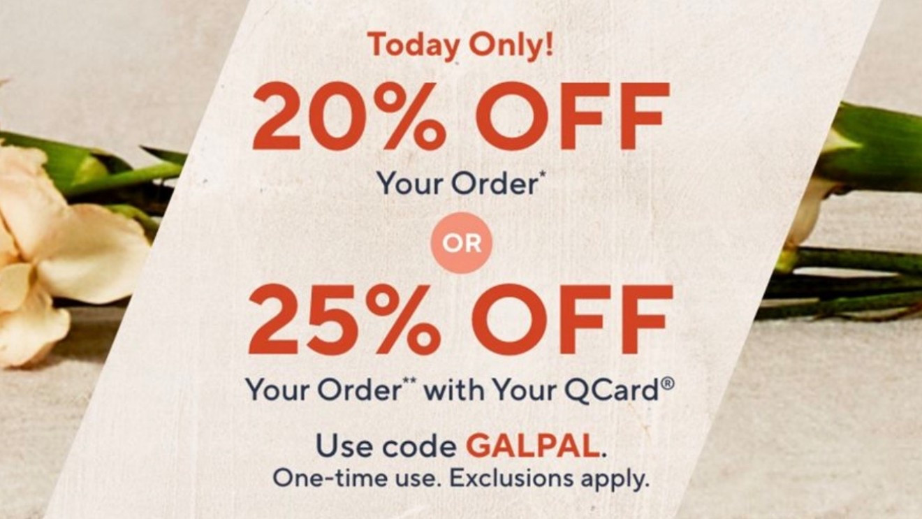 Go get it y’all you know @QVC doesn’t throw out big discount codes that often!  
Use code GALPAL for 20% the whole cart yay!!! I’ve linked a few items here to get you straight to the site. Enjoy! 💕❤️💕