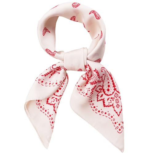 Wuliim 27.5" Satin Scarf - Super Soft & Lightweight Silky Head Bandanas, Versatile Silk Like Asth... | Amazon (US)