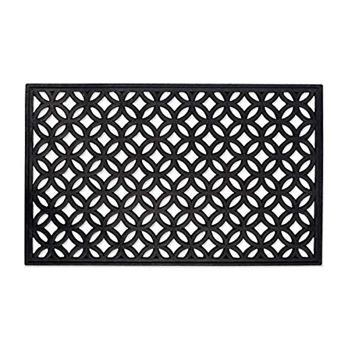 DII Modern Indoor/Outdoor Easy Clean Rubber Entry Way Doormat For Patio, Front Door, All Weather Ext | Amazon (US)