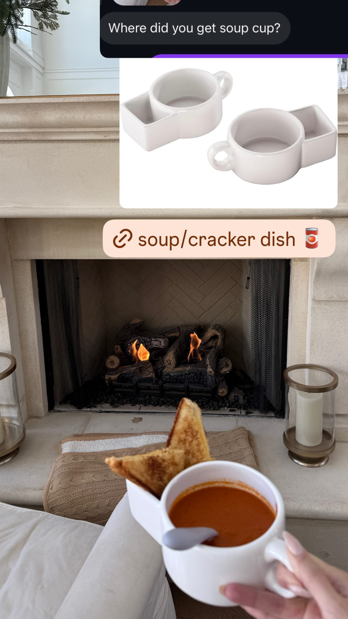 My soup and cracker mug comes in a set of 2 on Amazon for only $25! Sooo cute. 

 #LTKHome